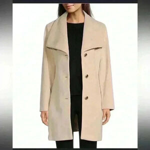 Vince Camino Winged Collar Trench Coat